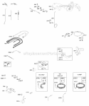 Alternator Controls Governor Spring Ignition Wire Diagram and Parts List for 350776-1046-A2  Briggs and Stratton Engine